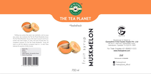 The Tea Planet Muskmelon Syrup 700 ml
